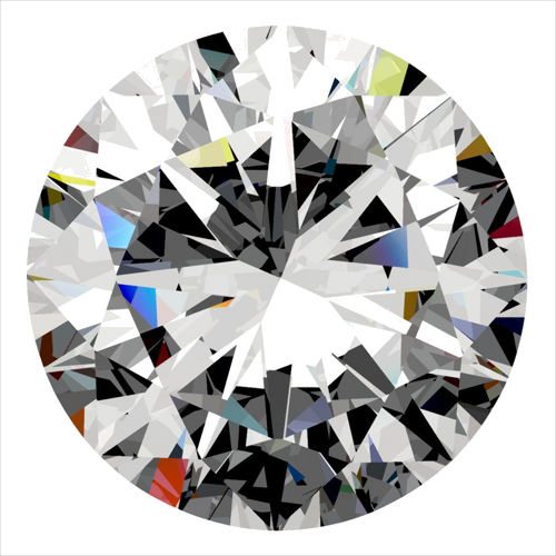 0.3 carat F-VVS2 Very Good cut Natūralus Round Deimantas (1)