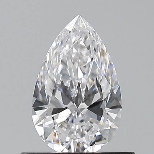 0.52 carat D-VVS2 Natūralus Pear Deimantas (1)
