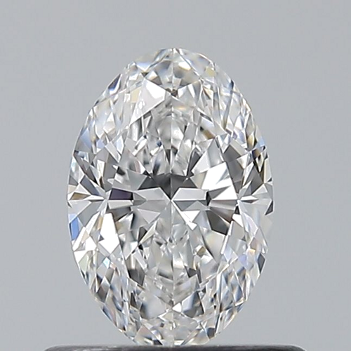 0.5 carat E-VVS2 Natūralus Oval Deimantas (1)