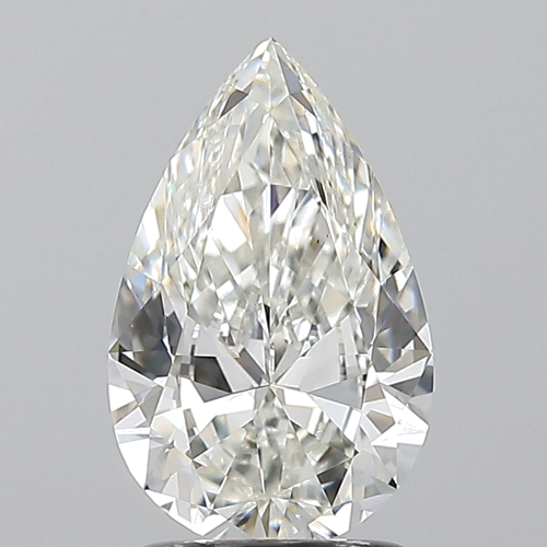 1.7 carat H-VS1 Natūralus Pear Deimantas (1)