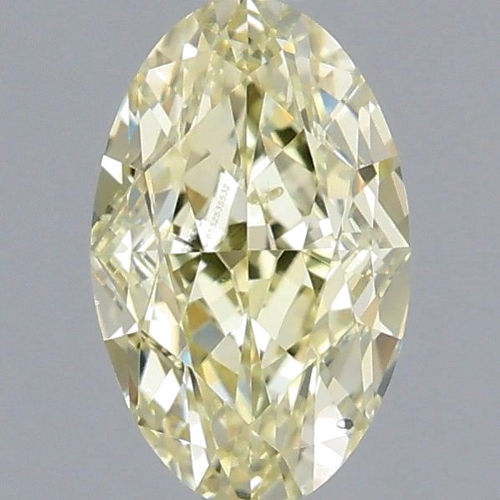 0.6 carat Fancy Light Yellow-SI1 Natūralus Oval Deimantas (1)