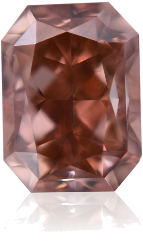 0.45 carat Fancy Deep Brownish Orangey Pink-VVS1 Natūralus Radiant Deimantas (1)