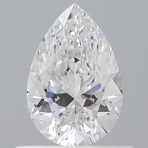 0.58 carat D-VVS2 Natūralus Pear Deimantas (1)