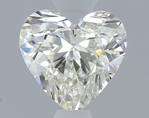 0.5 carat K-VVS2 Natūralus Heart Deimantas (1)