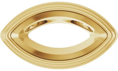 Pakabukas „Bezel-Set Solitaire“ 10k yellow gold Marquise 7mm x 3.5mm (1)