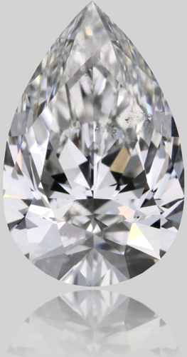 1.01 carat F-SI2 Natūralus Pear Deimantas (1)