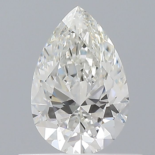 0.51 carat F-VS1 Natūralus Pear Deimantas (1)