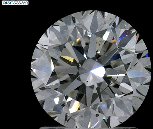 1.7 carat F-SI1 Very Good cut Natūralus Round Deimantas (1)