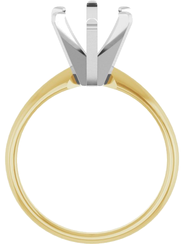 Sužadėtuvių Žiedas „Solitaire“ 14k yellow/white gold Marquise 15mm x 8mm (2)