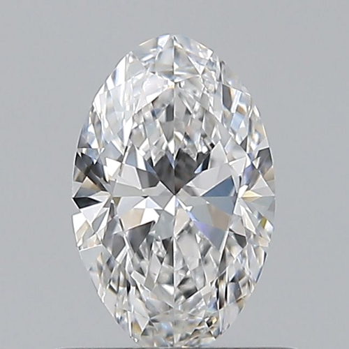0.5 carat D-VVS2 Natūralus Oval Deimantas (1)