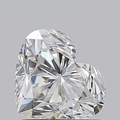 1.03 carat F-SI1 Natūralus Heart Deimantas (1)