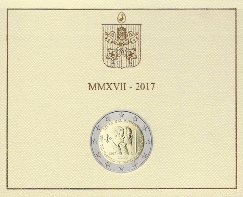 2017 Vatican Saint Peter and Saint Paul 2 euro coin (2)