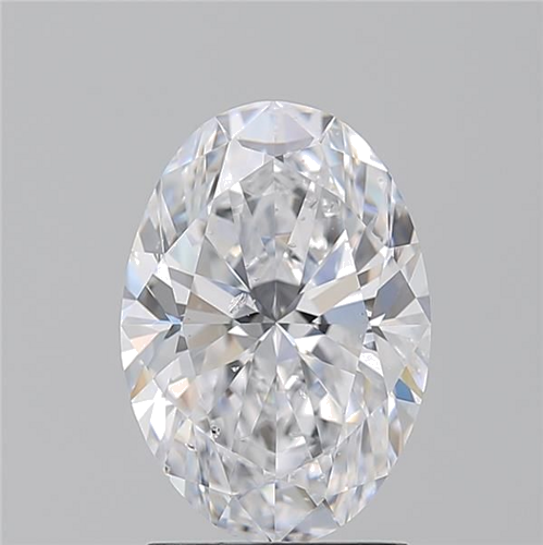 2.01 carat D-SI2 Natūralus Oval Deimantas (1)