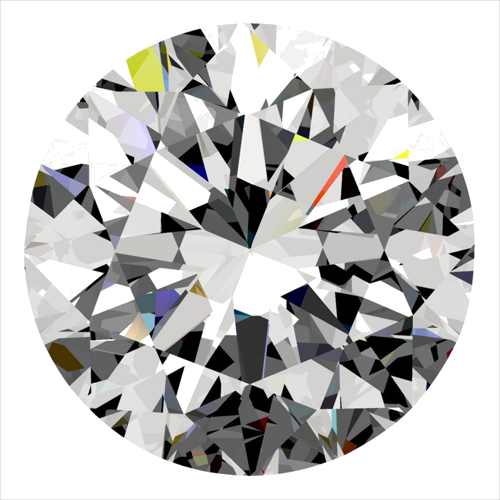 0.3 carat G-VVS2 Very Good cut Natūralus Round Deimantas (1)