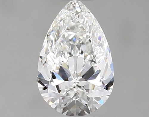 0.5 carat F-VVS1 Natūralus Pear Deimantas (1)