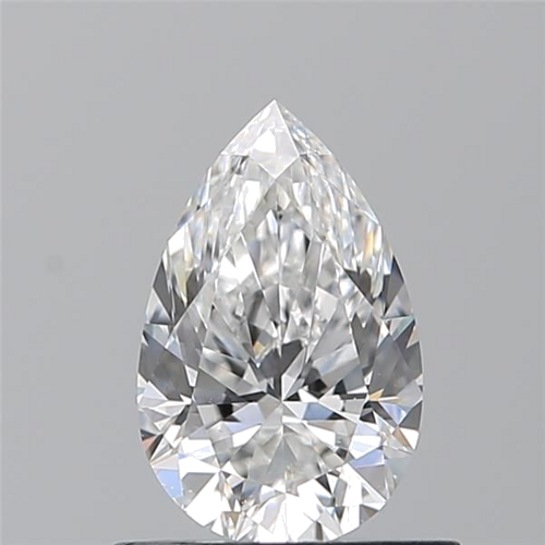0.7 carat E-VS2 Natūralus Pear Deimantas (1)