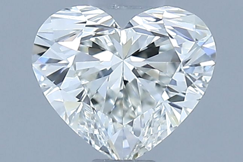 0.49 carat I-VVS1 Natūralus Heart Deimantas (1)