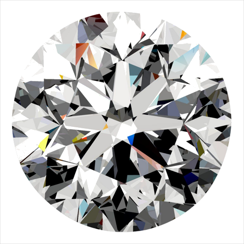 0.3 carat D-VS1 GD cut Natūralus Round Deimantas (1)