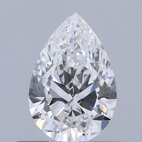 0.41 carat D-VVS2 Natūralus Pear Deimantas (1)