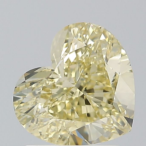 2.02 carat Fancy Yellow-VS1 Natūralus Heart Deimantas (1)