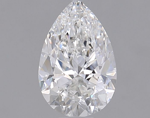 0.59 carat F-VS1 Natūralus Pear Deimantas (1)