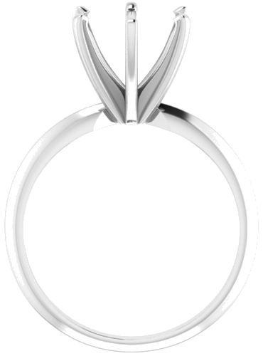 Sužadėtuvių Žiedas „Light Solitaire“ 950 Platinos Round 8.6mm x 9.1mm (2)