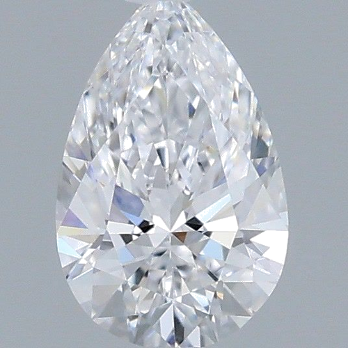 0.45 carat D-VVS1 Natūralus Pear Deimantas (1)