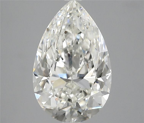 3.51 carat I-VVS2 Natūralus Pear Deimantas (1)