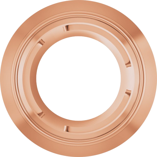 14K Rose 4.1 mm Round Slide Pendant Mounting (1)