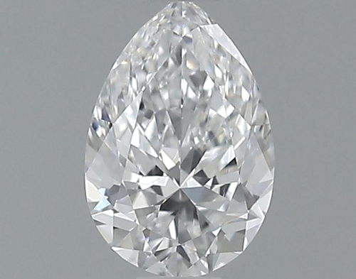 0.51 carat D-VS1 Natūralus Pear Deimantas (1)