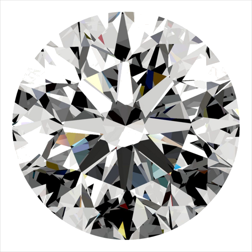 0.3 carat D-VVS2 Excellent cut Natūralus Round Deimantas (1)