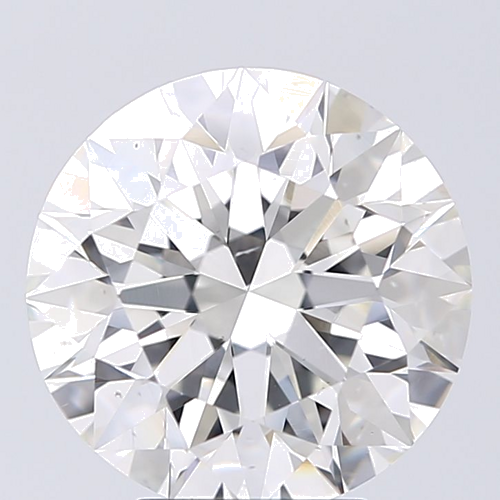 4.03 carat H-SI1 Excellent cut Natūralus Round Deimantas (1)
