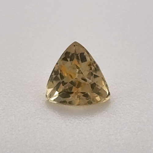 0.58 carat YELLOW Trilliant Topaz (1)