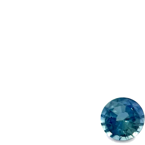 0.58 carat BLUE Round Safyras (1)