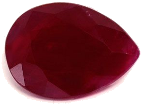2.21 carat RED Pear Rubinas (1)