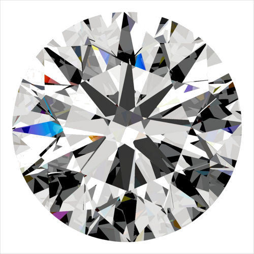 0.33 carat F-SI2 Excellent cut Natūralus Round Deimantas (1)