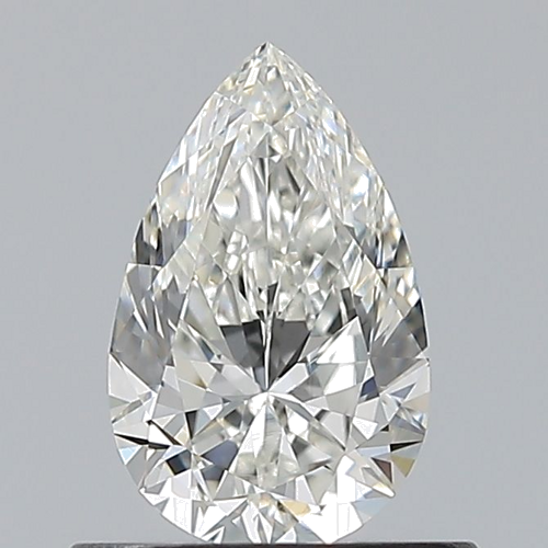 0.6 carat H-VS1 Natūralus Pear Deimantas (1)