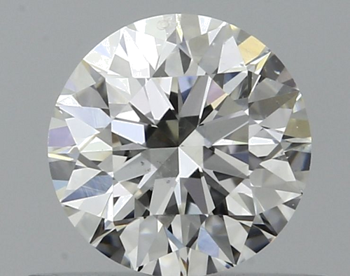 0.5 carat F-SI1 Excellent cut Natūralus Round Deimantas (1)