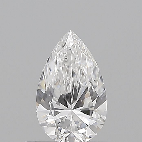 0.5 carat D-SI1 Natūralus Pear Deimantas (1)