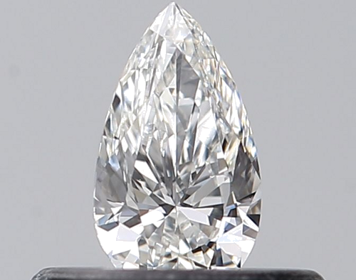 0.25 carat F-SI1 Natūralus Pear Deimantas (1)
