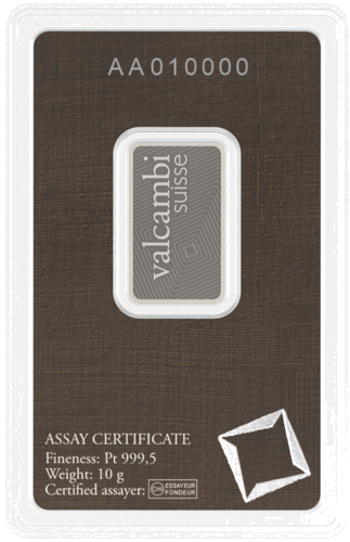 10 г Платиновый слиток Valcambi (4)