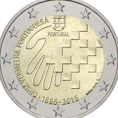 2015 Portugal Red Cross 2 euro coin (2)