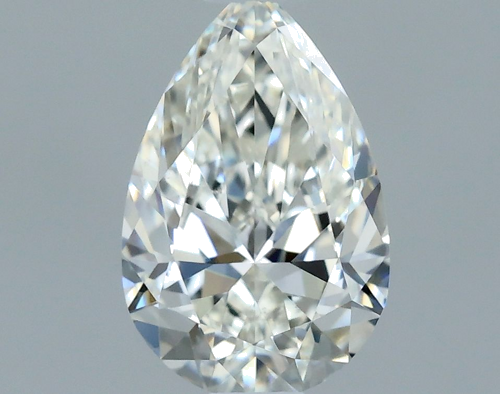 0.5 carat G-VS2 Natūralus Pear Deimantas (1)