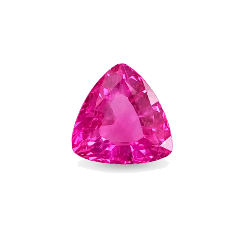 0.56 carat PINK Trilliant Safyras (1)