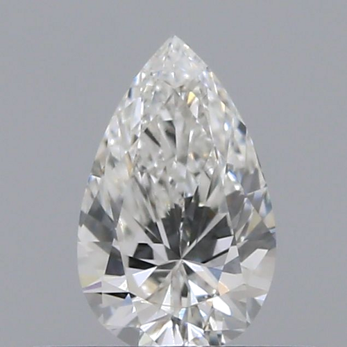 0.3 carat G-VS2 Natūralus Pear Deimantas (1)