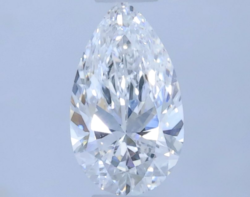 0.34 carat E-VS1 Natūralus Pear Deimantas (1)