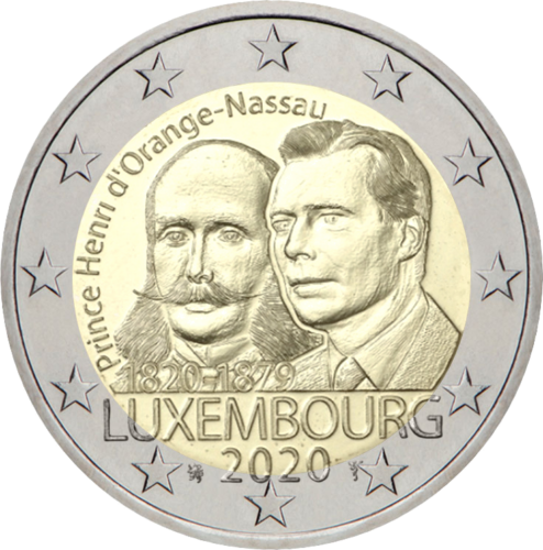 2020 Luxembourg Prince Henri 2 euro coin (1)