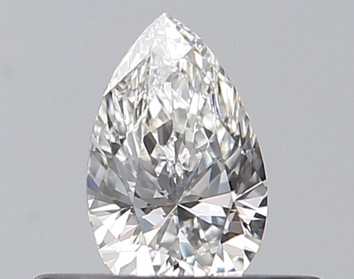 0.27 carat F-VVS2 Natūralus Pear Deimantas (1)