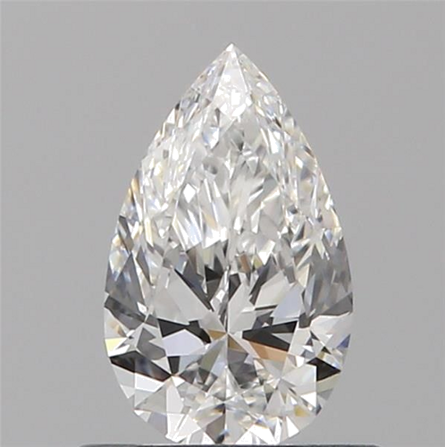 0.5 carat E-VS2 Natūralus Pear Deimantas (1)