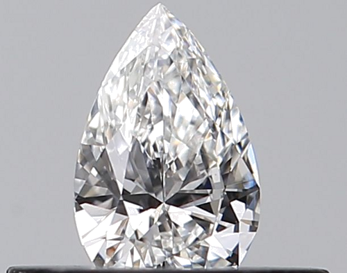 0.23 carat E-VS1 Natūralus Pear Deimantas (1)